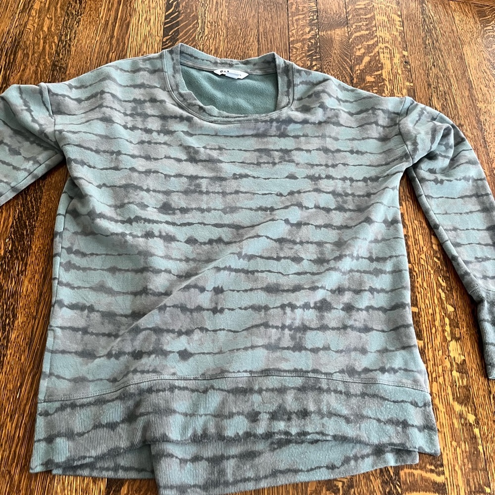Athleta Coastal Luxe Tunic Sweatshirt Tie Dye